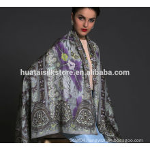 Delicate design silk shawl for lady